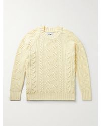 NN07 Cooper Cable-knit Wool Sweater - Natural