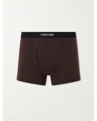 Tom Ford - Stretch Cotton-Blend Jersey Boxer Briefs - Lyst