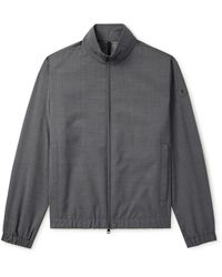 Moncler - Malavat Logo-Appliquéd Wool Jacket - Lyst