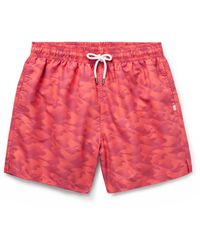 Derek Rose - Maui 61 Straight-leg Mid-length Printed Swim Shorts - Lyst