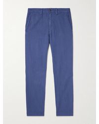 Polo Ralph Lauren - Straight-Leg Linen And Cotton-Blend Trousers - Lyst