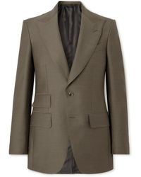 Tom Ford - Wool And Silk-blend Suit Jacket - Lyst