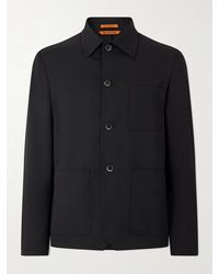 Barena - Wool-Blend Gabardine Overshirt - Lyst