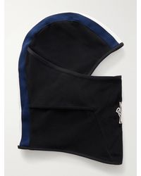 Moncler - Logo-Appliquéd Web-Trimmed Fleece Balaclava - Lyst