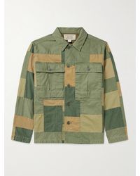 RRL - Infantry Patchwork Cotton Shirt - Lyst