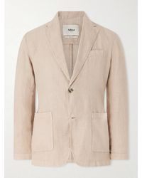 Altea - Aaron Garment-dyed Linen Blazer - Lyst
