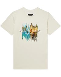 Rag & Bone - Logo-print Organic Cotton-jersey T-shirt - Lyst