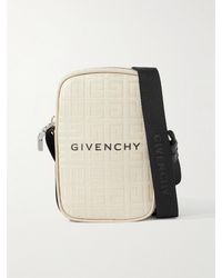 Givenchy - Borsa a tracolla in tela con logo jacquard stampato - Lyst