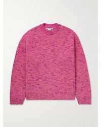 Acne Studios - Metallic Ribbed-Knit Sweater - Lyst