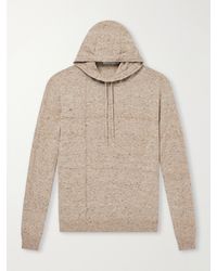 Inis Meáin - Merino Wool And Cashmere-Blend Hoodie - Lyst