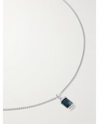 Miansai - Valor Sterling Silver Topaz Pendant Necklace - Lyst