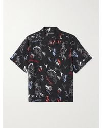 Wacko Maria - Convertible-collar Printed Woven Shirt - Lyst