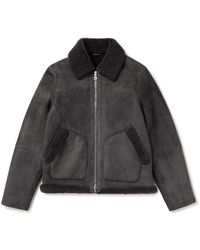 MR P. - Shearling Bomber Jacket - Lyst