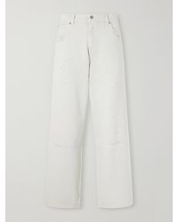 Our Legacy - Vast Straight-Leg Distressed Jeans - Lyst
