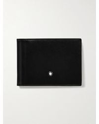 Montblanc - Meisterstück aufklappbares Portemonnaie aus vollnarbigem Leder mit Geldklammer - Lyst