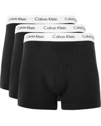 Calvin Klein - Three-pack Stretch-cotton Boxer Briefs - Lyst
