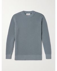 S.N.S. Herning - Fender Iii Slim-Fit Ribbed Virgin Wool Sweater - Lyst