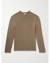 The Row - Anteo Cotton And Cashmere-blend Sweater - Lyst