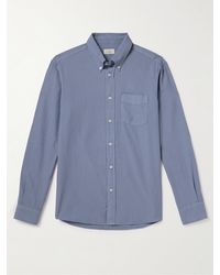 Altea - Ivy Hemd aus Twill aus einer vorgewaschenen Lyocell-Baumwollmischung mit Button-Down-Kragen - Lyst