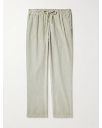 Save Khaki - Easy Straight-leg Cotton-corduroy Elasticated Trousers - Lyst
