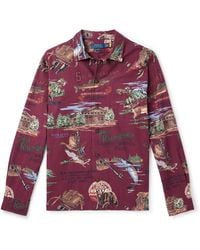 Polo Ralph Lauren - Convertible-Collar Printed Cotton Shirt - Lyst