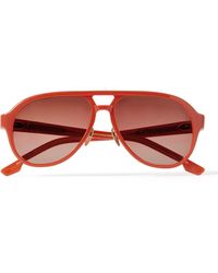 Jacques Marie Mage - George Cortina Aviator-style Acetate Sunglasses - Lyst