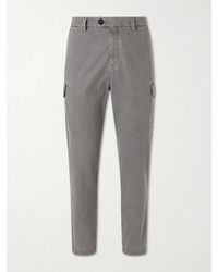 Brunello Cucinelli - Slim-Fit Tapered Cotton-Twill Cargo Trousers - Lyst