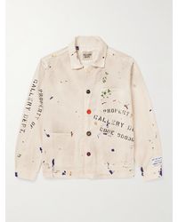 GALLERY DEPT. - Ep Paint-splattered Logo-print Cotton-ripstop Jacket - Lyst