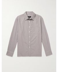 Nili Lotan - Finn Striped Cotton-Poplin Shirt - Lyst