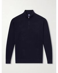 Fedeli - Paul Cotton Half-Zip Sweater - Lyst
