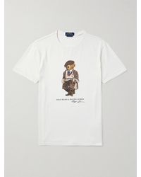 Polo Ralph Lauren - Slim-Fit Printed Cotton-Jersey T-Shirt - Lyst
