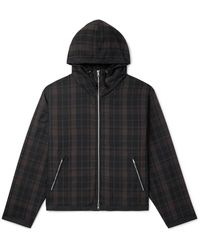 Our Legacy - Riviera Checked Shell Hooded Jacket - Lyst
