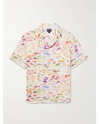 Vilebrequin - Fabrice Hybert Charli Printed Linen Shirt - Lyst