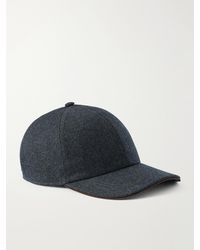 Canali - Logo-Appliquéd Wool Cap - Lyst