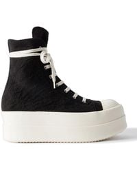 Rick Owens Abstract Clear Sole Sneaker in Black for Men | Lyst