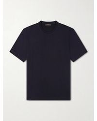 Slowear - Cotton And Silk-Blend Jersey T-Shirt - Lyst