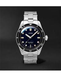 Oris - Divers Sixty-five Automatic 40mm Stainless Steel Watch, Ref. No. 01 733 7707 4055-07 8 20 18 - Lyst