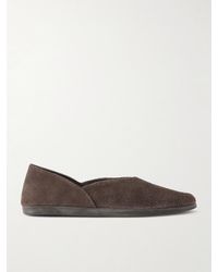 STÒFFA - Suede Slippers - Lyst