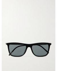Saint Laurent - Squared-frame Acetate Sunglasses - Lyst