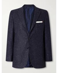 Kiton - Donegal Cashmere-Grain De Poudre Blazer - Lyst