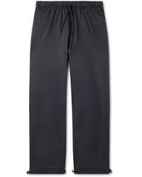 WTAPS - Straight-Leg Cropped Coolmax Drawstring Trousers - Lyst