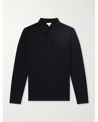 Sunspel - Sea Island Cotton Polo Shirt - Lyst