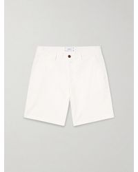 MR P. - Straight-Leg Garment-Dyed Cotton-Blend Twill Bermuda Shorts - Lyst