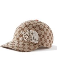 Gucci X The North Face Gg Canvas Hat in Orange (Natural) for Men 