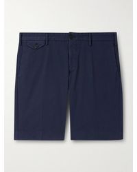 Slowear - Venezia 1951 Slim-Fit Straight-Leg Cotton-Blend Bermuda Shorts - Lyst