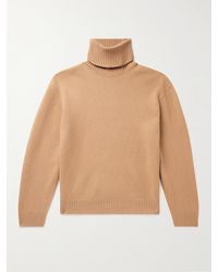 A.P.C. - Marc Virgin Wool And Cashmere-blend Rollneck Sweater - Lyst