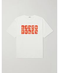 Bode - Rodeo O Printed Cotton-Jersey T-Shirt - Lyst