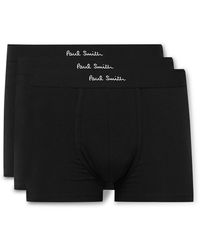 Paul Smith - Three-pack Stretch Organic Cotton Boxer Briefs - Lyst