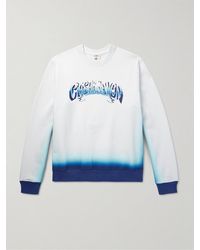 CASABLANCA - Logo-Print Dégradé Cotton-Jersey Sweatshirt - Lyst