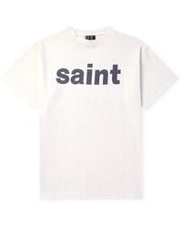 SAINT Mxxxxxx - Sin Sayteens Logo-print Cotton-jersey T-shirt - Lyst